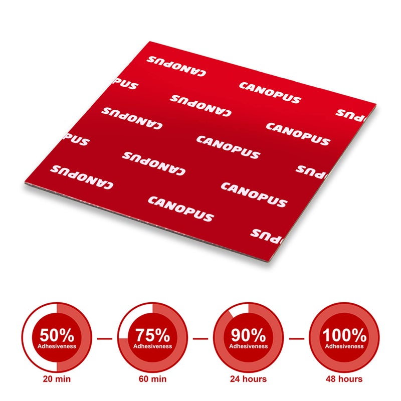 CANOPUS Mounting Square Tape Double Sided, Adhesive Pads Foam Tape, Made in USA, 5952 Roll, 8-PCs 3in x 3in Square Pack, with Box Cutter (1PC) and Razor Replacement (2PCs) - Image 2